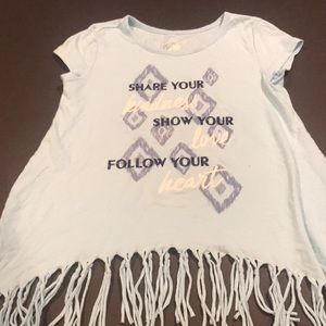 Justice fringe t-shirt